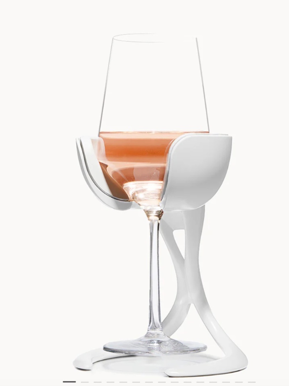 VoChill Personal Stemmed Wine Chiller in Quartz NIB